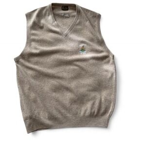 Vintage Peter‎ Scott Wool Ballybunion Golf Club Sweater Vest